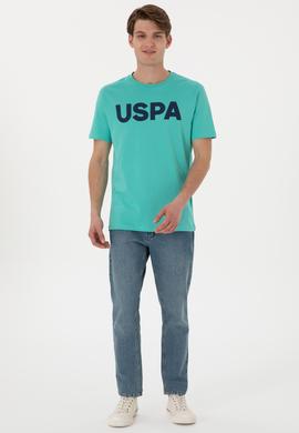 Erkek Regular Fit Bisiklet Yaka Mint Basic Tişört - 50297988046