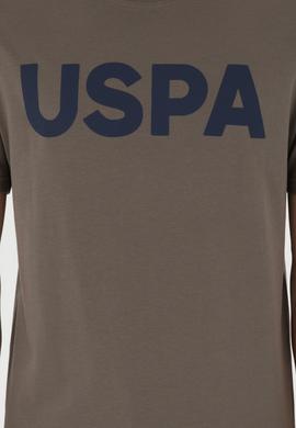 Erkek Regular Fit Bisiklet Yaka Vizon Basic Tişört - 50297988156