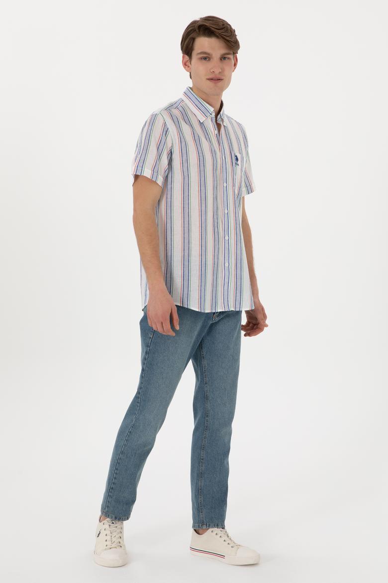 Erkek Yeşil Kısa Kollu Gömlek - 50300011008