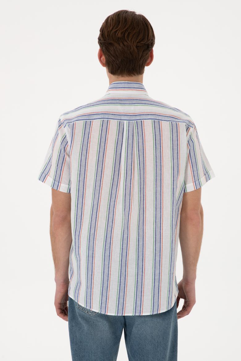 Erkek Yeşil Kısa Kollu Gömlek - 50300011008