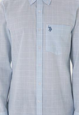 Erkek Açık Mavi Uzun Kollu Gömlek - 50300211008