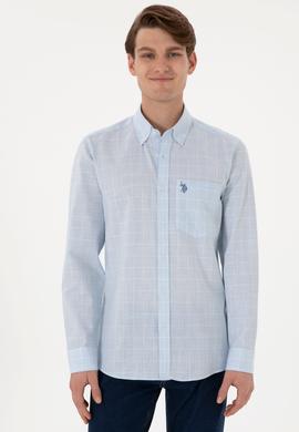 Erkek Açık Mavi Uzun Kollu Gömlek - 50300211008