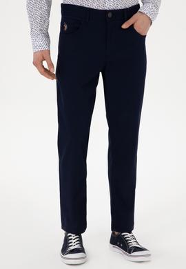 Erkek Lacivert Kanvas Pantolon - 50299165562