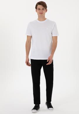 Erkek Siyah Kanvas Pantolon - 50300123173