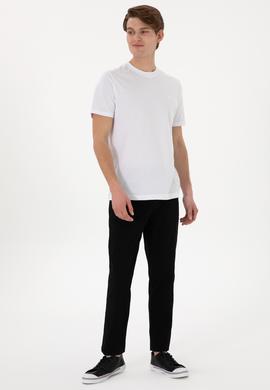 Erkek Siyah Kanvas Pantolon - 50300123173