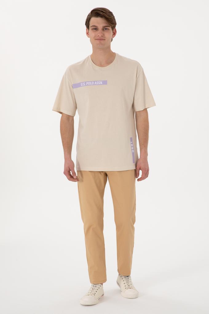 Erkek Camel Kanvas Pantolon