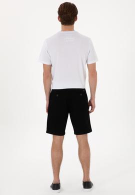 Erkek Siyah Dokuma Şort - 50299172042
