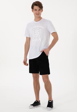 Erkek Siyah Dokuma Şort - 50299172042