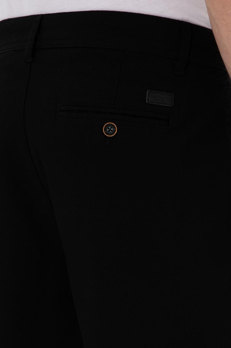 Erkek Siyah Dokuma Şort