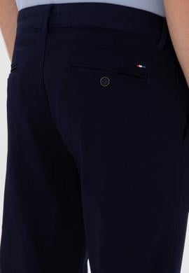 Erkek Lacivert Kanvas Pantolon - 50300123038