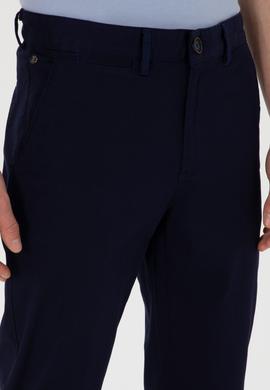 Erkek Lacivert Kanvas Pantolon - 50300123038