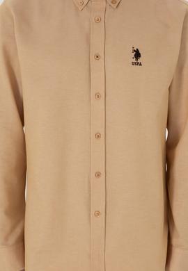 Erkek Camel Uzun Kollu Basic Gömlek - 50298021043