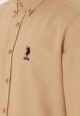 Erkek Camel Uzun Kollu Basic Gömlek - 50298021043