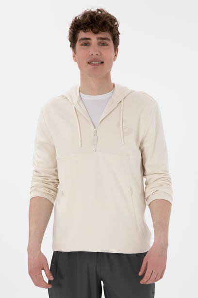 Erkek Krem Sweatshirt