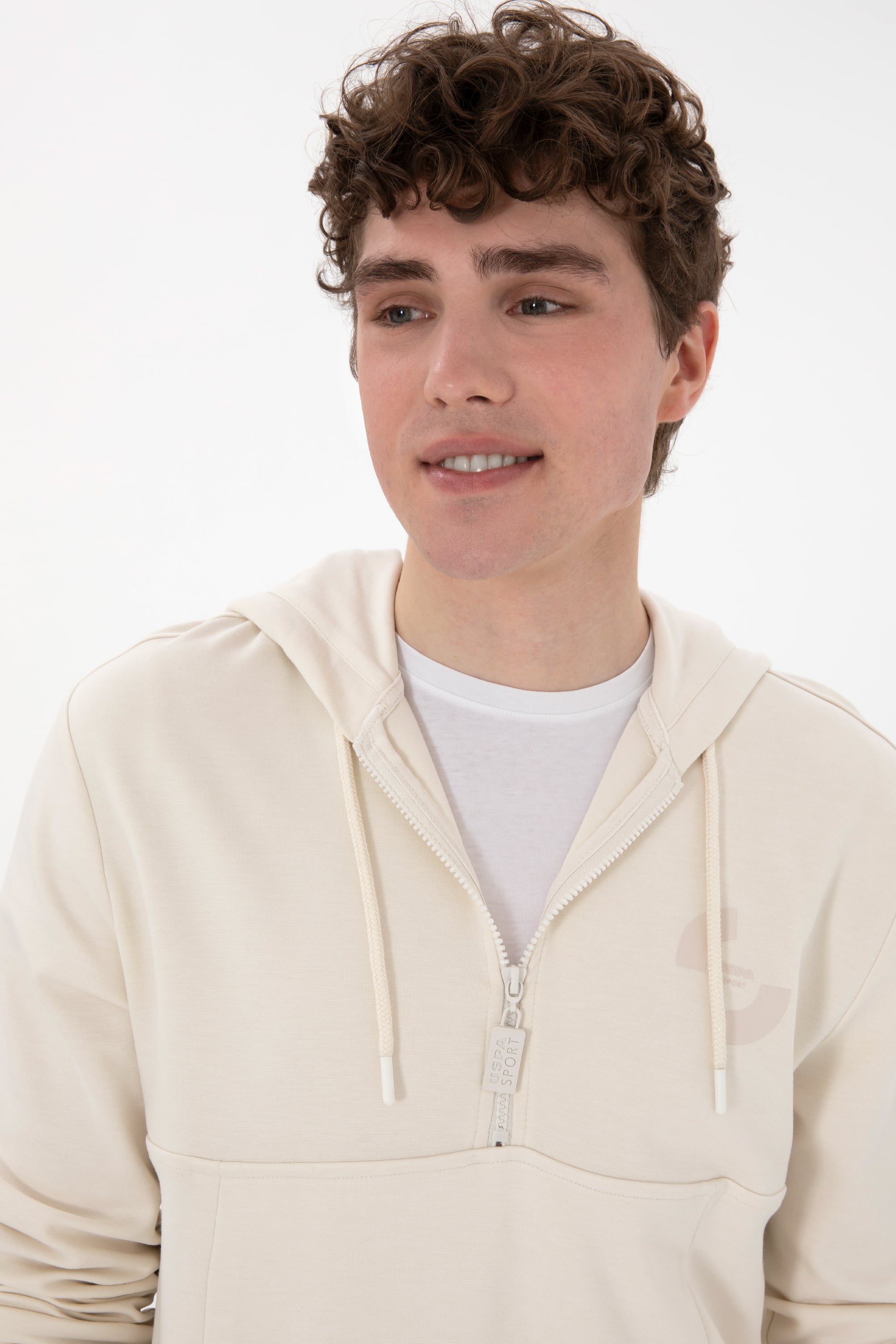 Erkek Krem Sweatshirt - Image 2