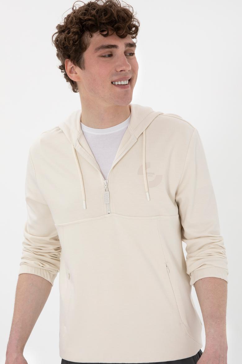 Erkek Krem Sweatshirt - 50290860028