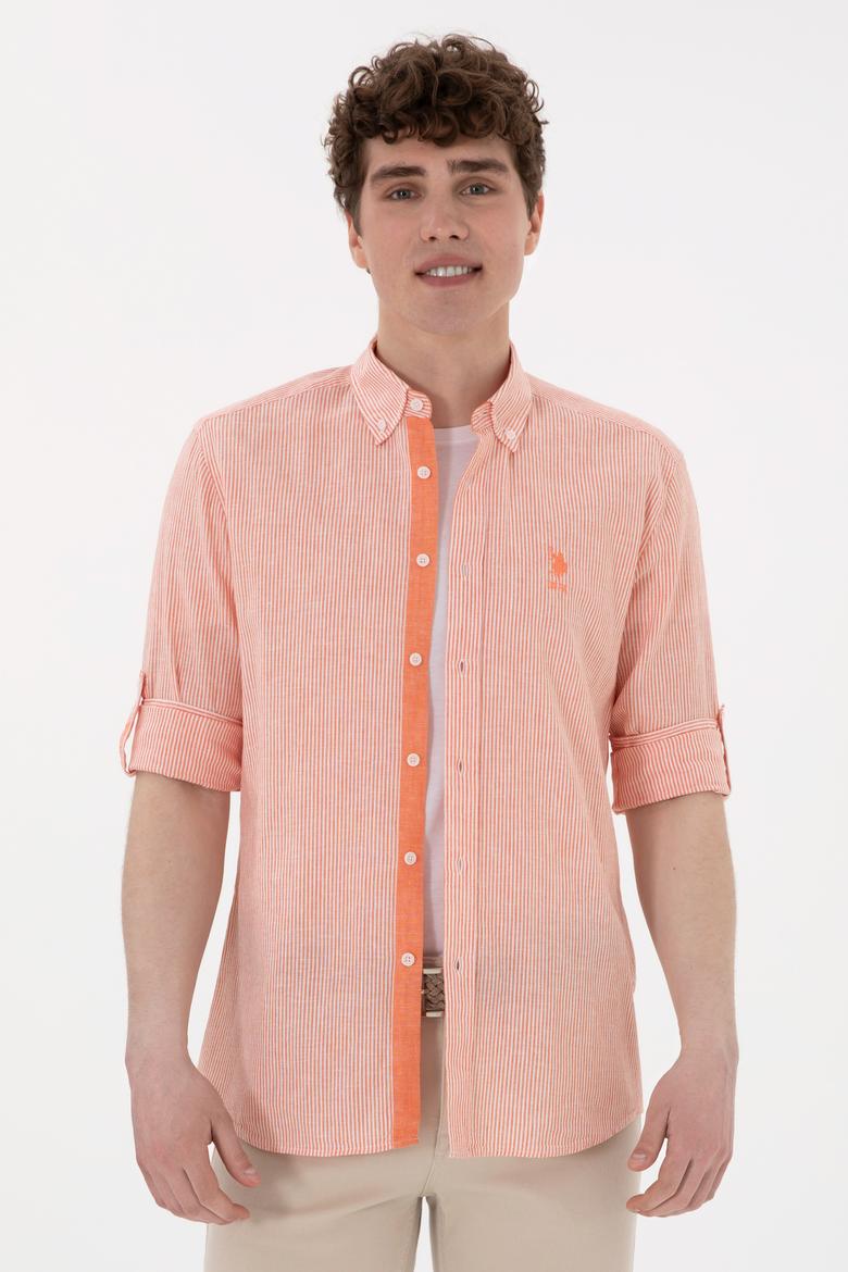 Erkek Nar Çiçeği Uzun Kollu Gömlek