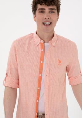 Erkek Nar Çiçeği Uzun Kollu Gömlek - 50299807018