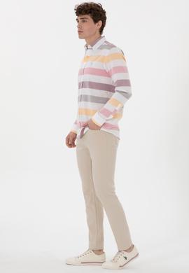 Erkek Vizon Uzun Kollu Gömlek - 50300206012