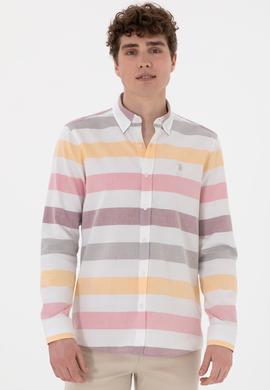 Erkek Vizon Uzun Kollu Gömlek - 50300206012