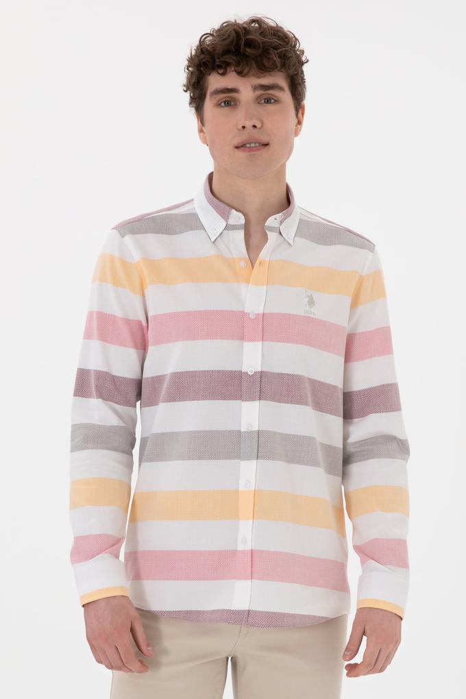 Erkek Vizon Uzun Kollu Gömlek