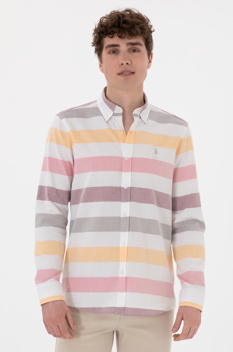 Erkek Vizon Uzun Kollu Gömlek