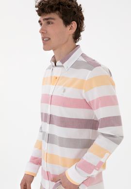 Erkek Vizon Uzun Kollu Gömlek - 50300206012