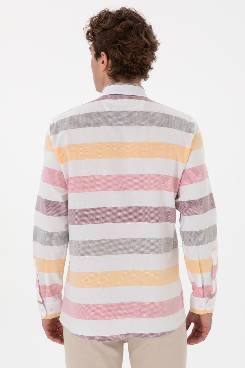 Erkek Vizon Uzun Kollu Gömlek - 50300206012