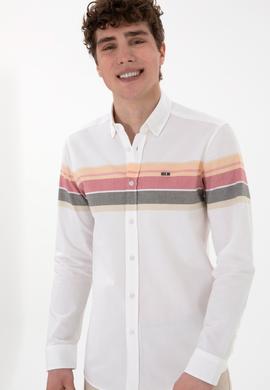 Erkek Turuncu Uzun Kollu Gömlek - 50300216012