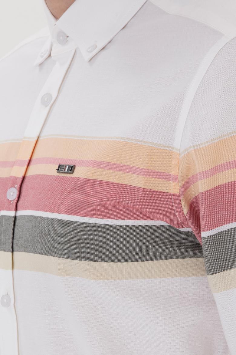 Erkek Turuncu Uzun Kollu Gömlek - 50300216012