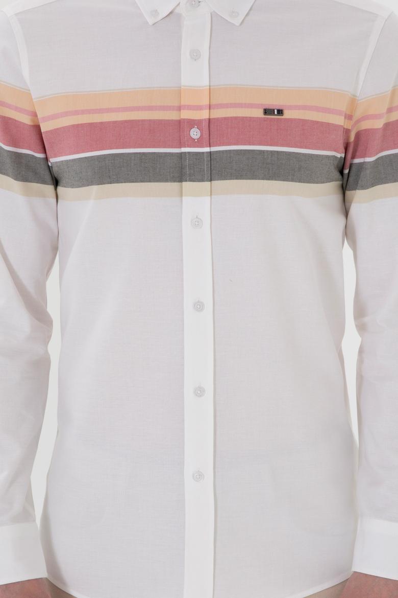 Erkek Turuncu Uzun Kollu Gömlek - 50300216012