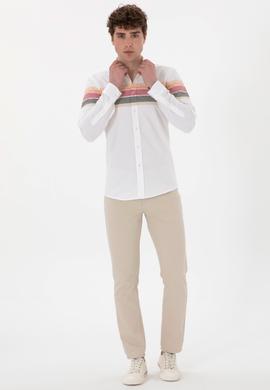 Erkek Turuncu Uzun Kollu Gömlek - 50300216012