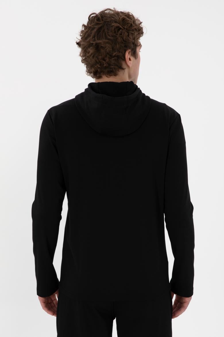 Erkek Siyah Örme Hırka - 50304082026