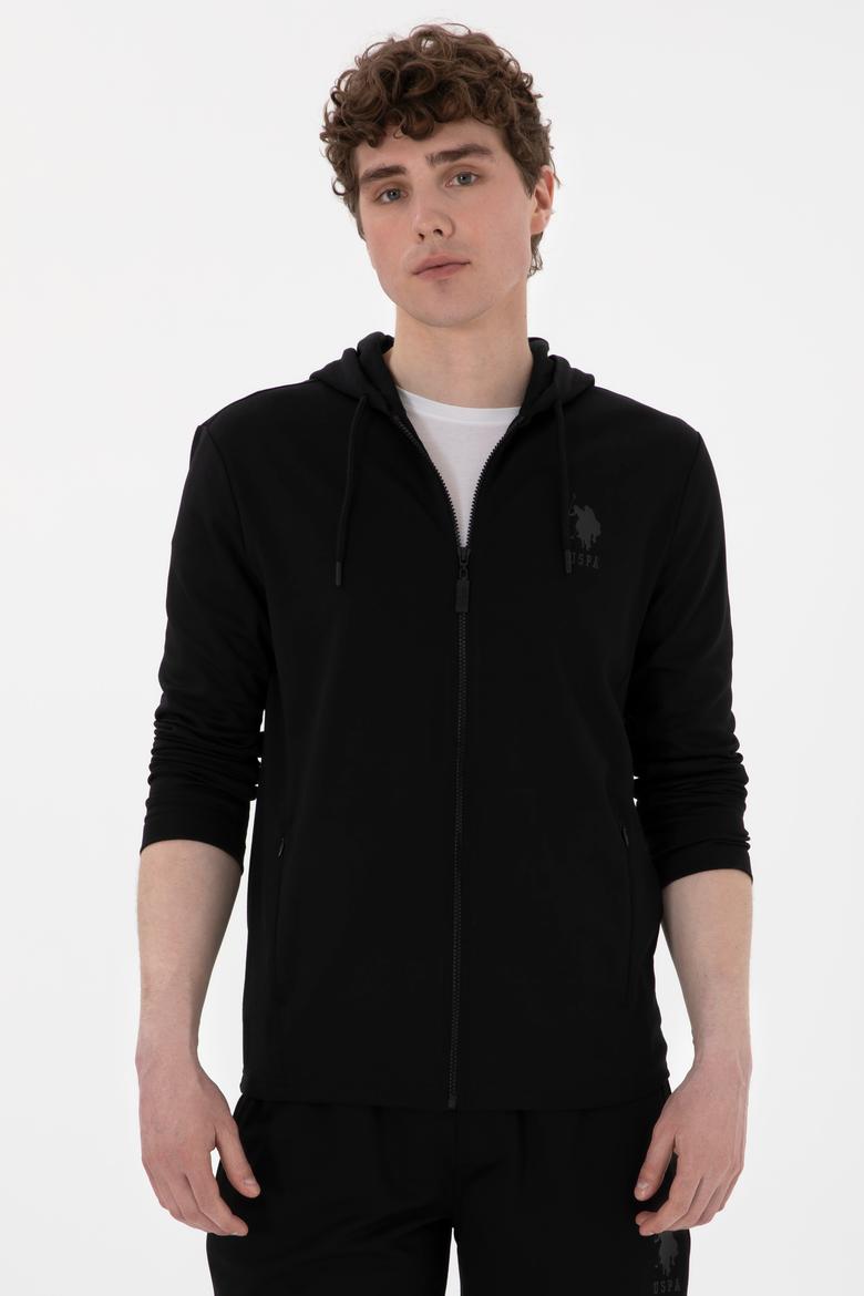 Erkek Siyah Örme Hırka