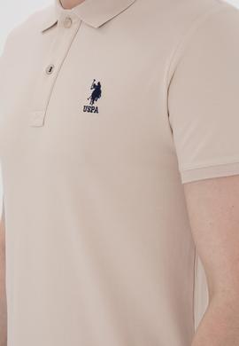 Erkek Slim Fit Polo Yaka Taş Basic Tişört - 50298011136