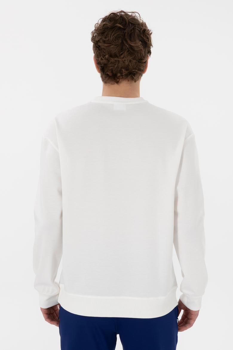 Erkek Beyaz Sweatshirt - 50300048040