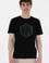 Erkek Regular Fit Bisiklet Yaka Siyah Tişört