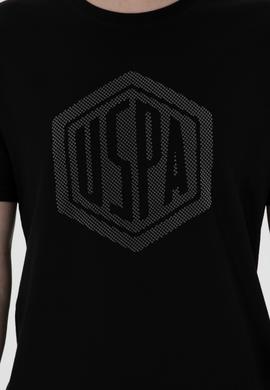 Erkek Regular Fit Bisiklet Yaka Siyah Tişört - 50300382006