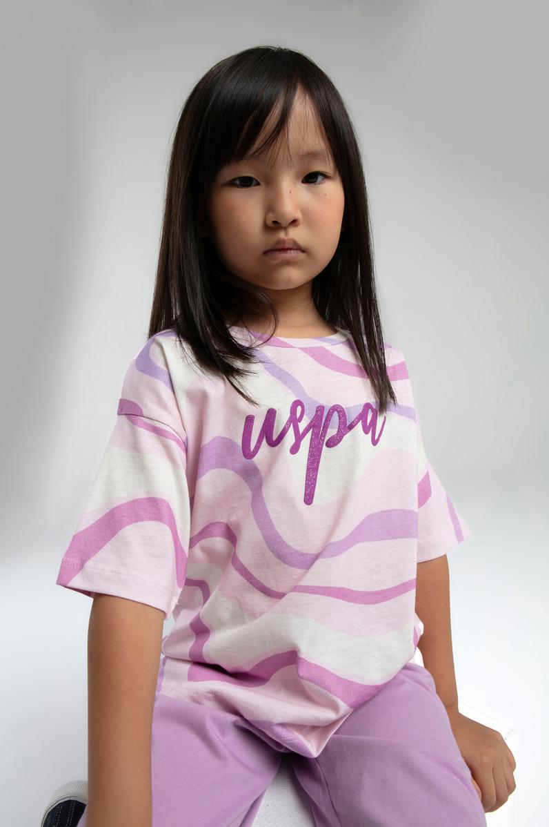 Kız Çocuk Lila Pijama Takımı