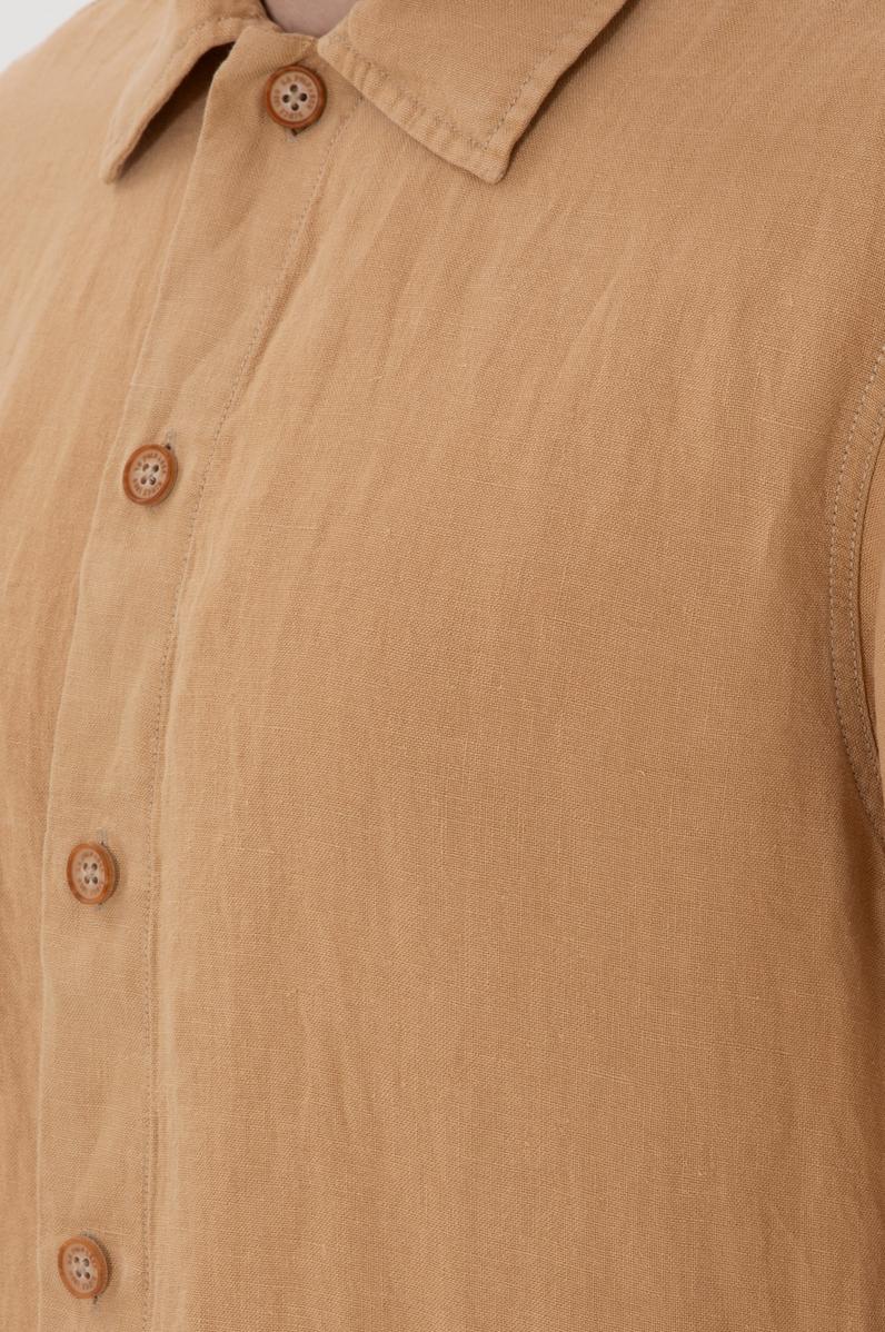 Erkek Camel Uzun Kollu Gömlek