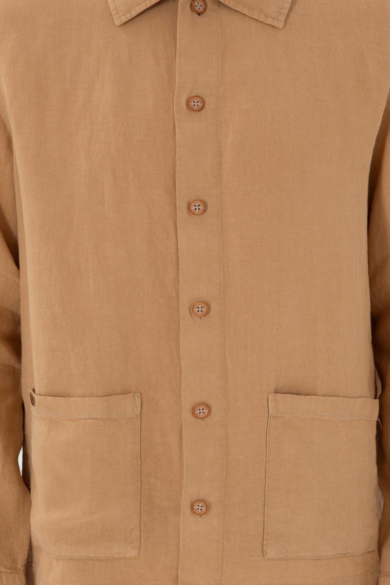 Erkek Camel Uzun Kollu Gömlek - 50299590007