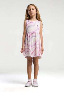 Kız Çocuk Toz Pembe Örme Elbise - 50312061005