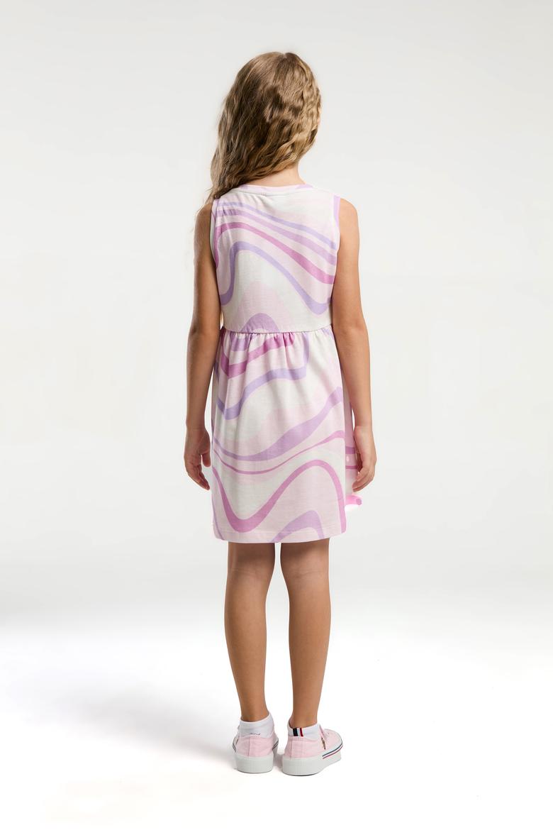 Kız Çocuk Toz Pembe Örme Elbise - 50312061005