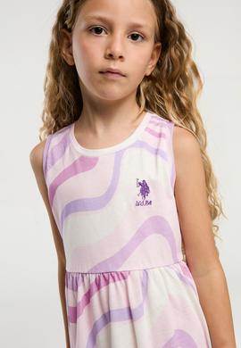 Kız Çocuk Toz Pembe Örme Elbise - 50312061005