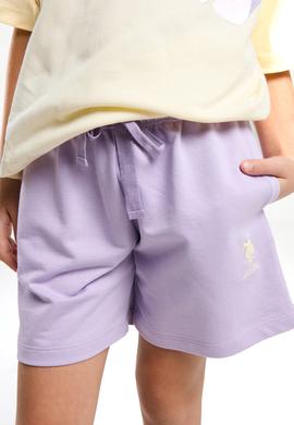 Kız Çocuk Sarı Şortlu Alt Üst Takım - 50312575008