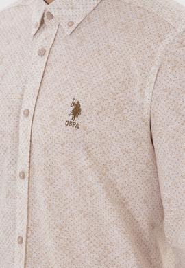 Erkek Camel Uzun Kollu Gömlek - 50300571013