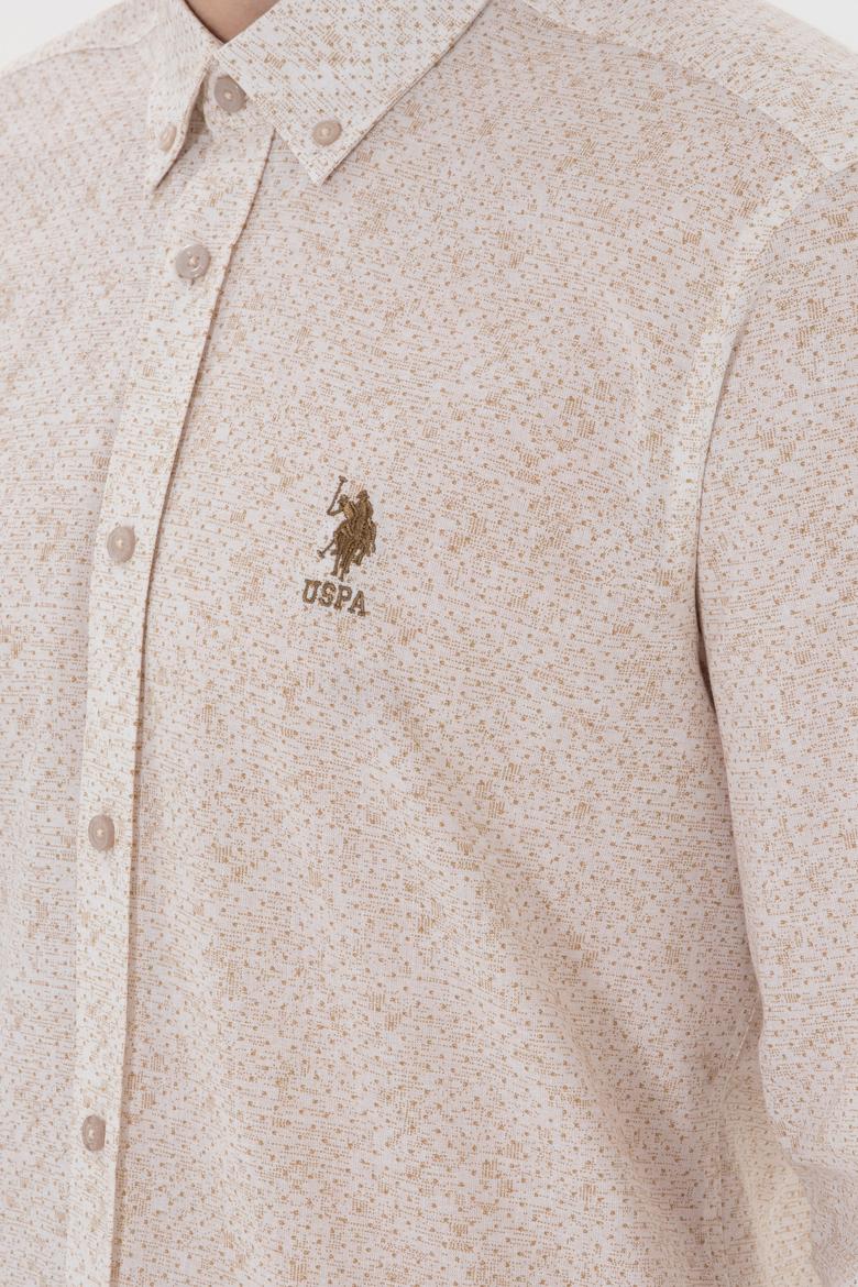 Erkek Camel Uzun Kollu Gömlek - 50300571013