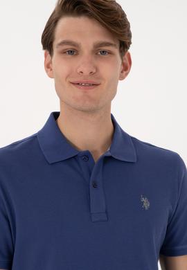 Erkek Slim Fit Polo Yaka Açık Basic Tişört - 50297984434