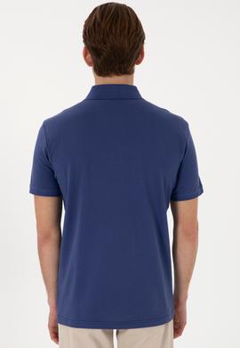 Erkek Slim Fit Polo Yaka Açık Basic Tişört - 50297984434