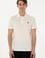 Erkek Slim Fit Polo Yaka Krem Basic Tişört